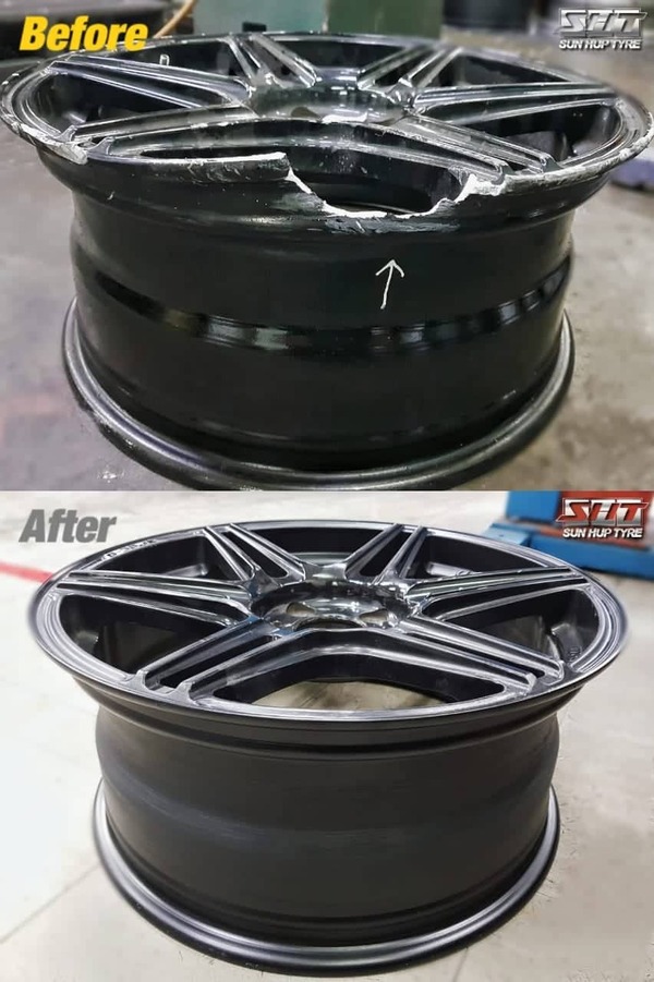 Pakar Baik Pulih Sport Rim Pengalaman Johor Bahru Sun Hup Tyre